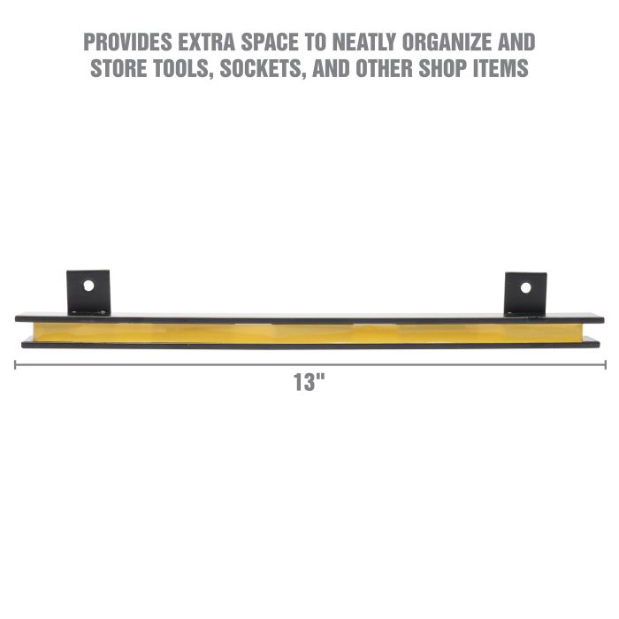 OEMTOOLS 24920 13 Inch Magnetic Tool Holder, Black and Yellow