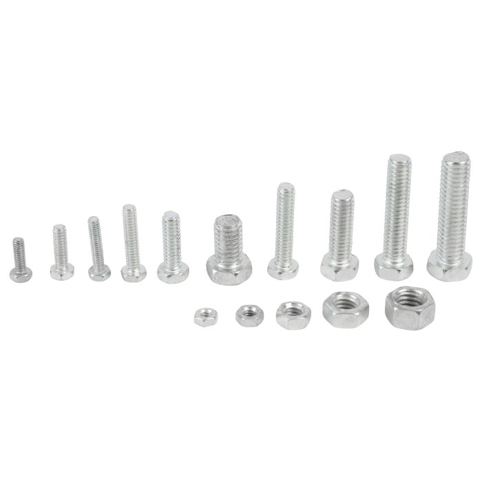 Nut and Bolt Assortment, 240 Piece