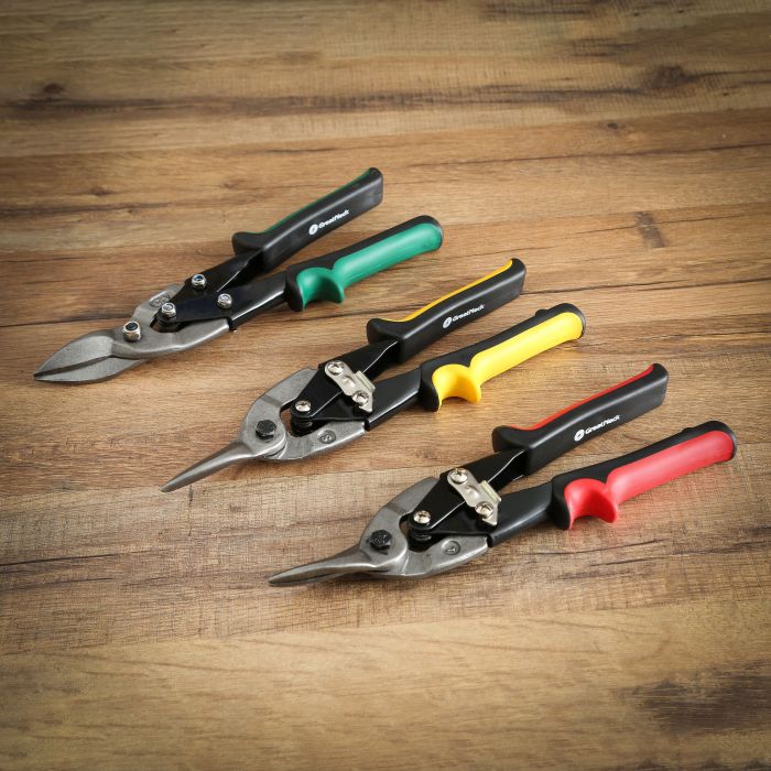 OEM Heavy Duty Metal Cutting Shears Tin Snips Flat Blade with
